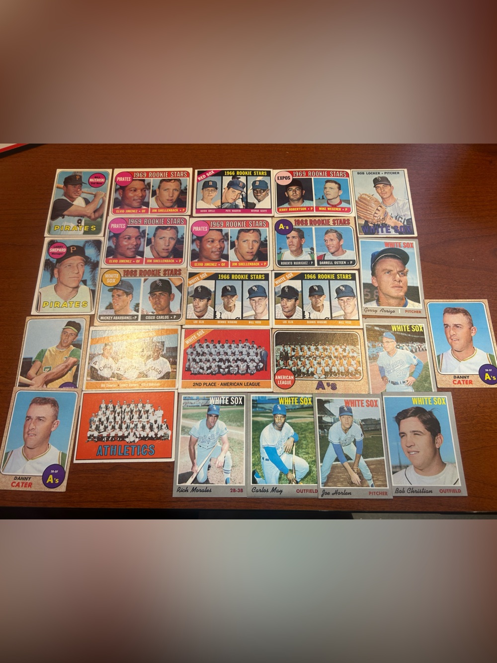 Topps 1960’s Major League Rookie Stars / Team Cards Baseball Cards (25 Cards)